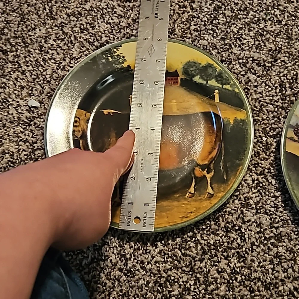 Block by Gear County Farm plates. Set of 2 salad plates. 8 inches. - Picture 4 of 6